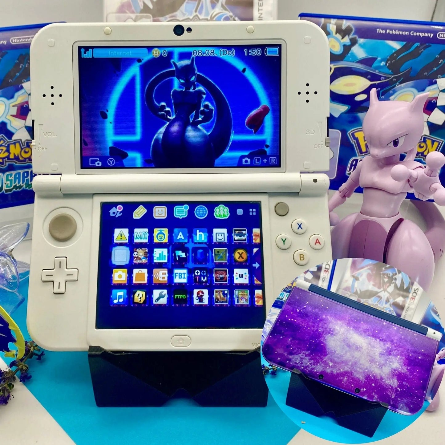 New Nintendo 3DS XL weiß Galaxy