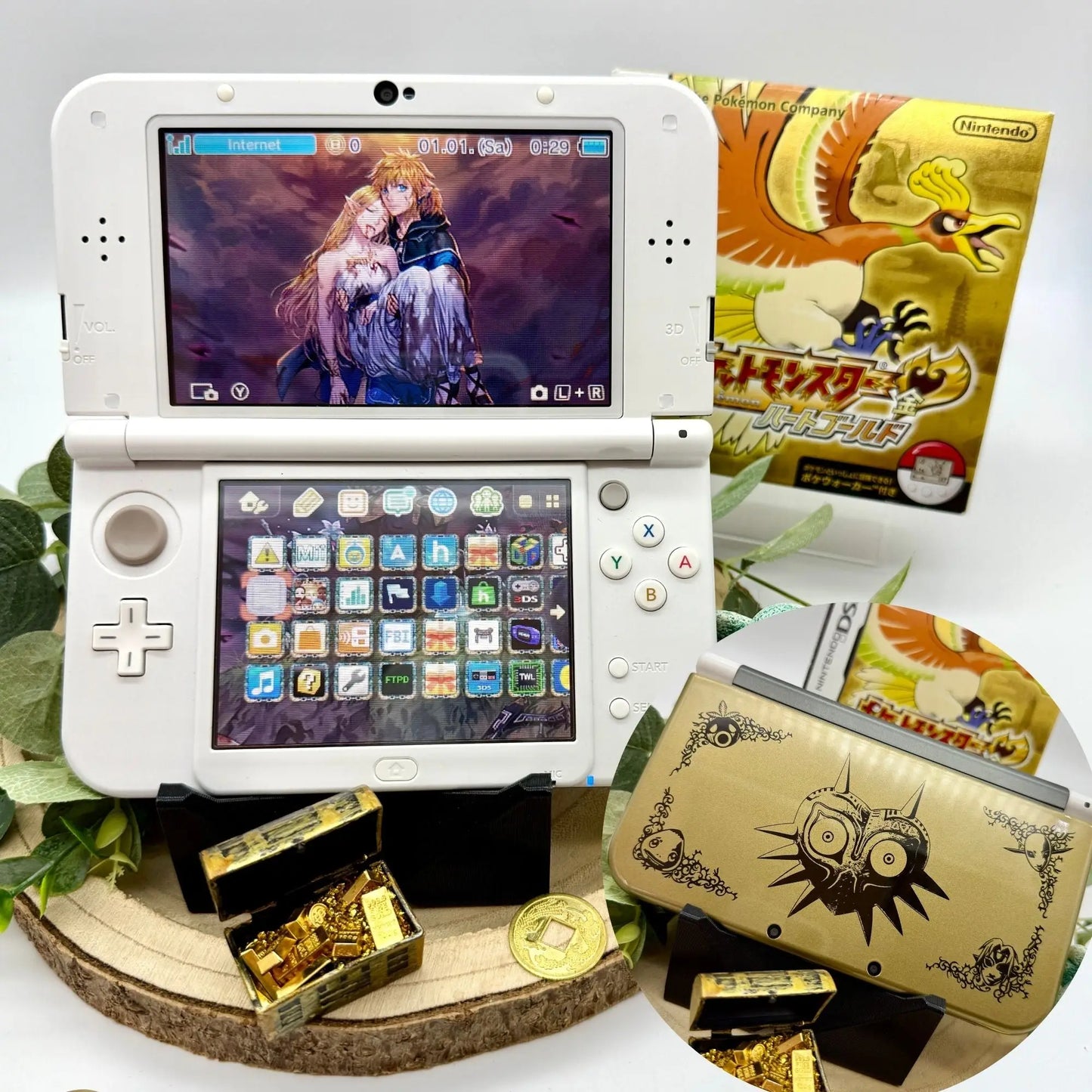 New Nintendo 3DS XL weiß Zelda