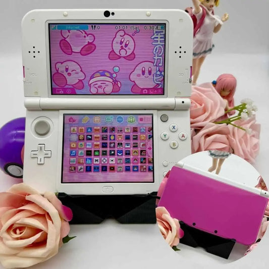 New Nintendo 3DS XL weiß pink gemoddet - 3DSRenew