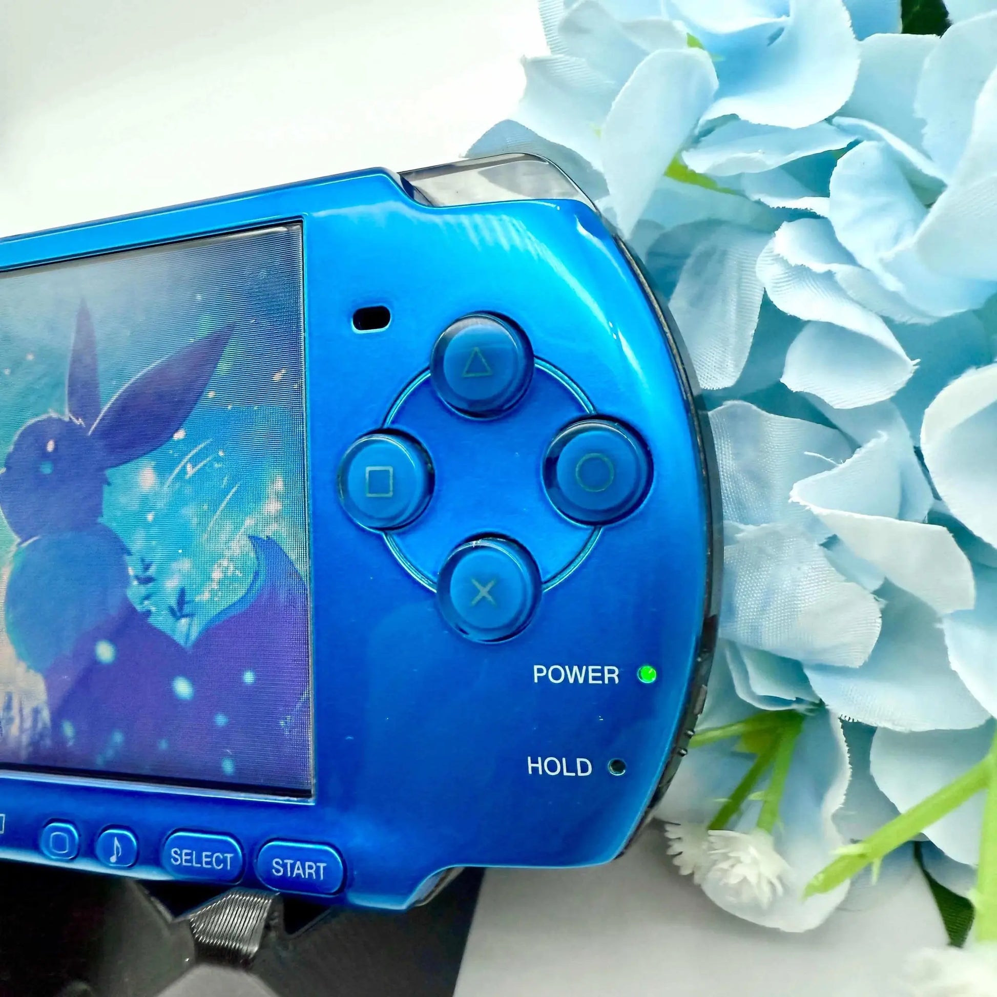 PSP 3000 in blau gemoddet - 3DSRenew