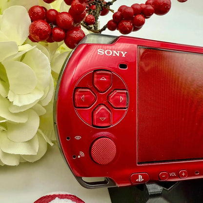 PSP 3000 in rot gemoddet - 3DSRenew