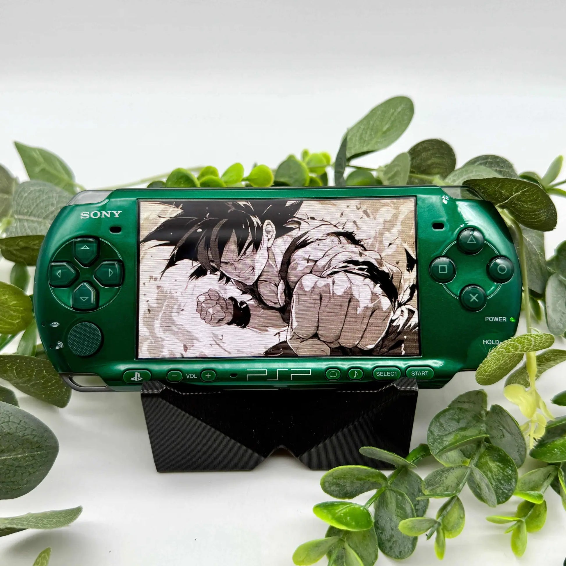 PSP 3000 in grün gemoddet - 3DSRenew