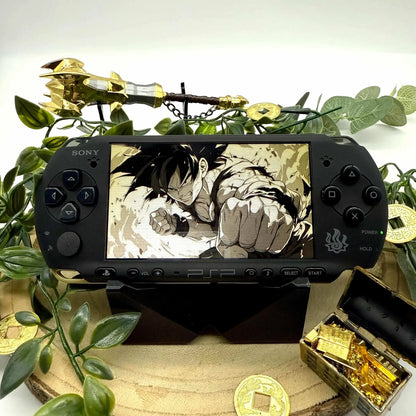 PSP 3000 in schwarz gold gemoddet - 3DSRenew