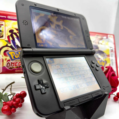 Nintendo 3DS XL schwarz rot Pokemon XY gemoddet - 3DSRenew