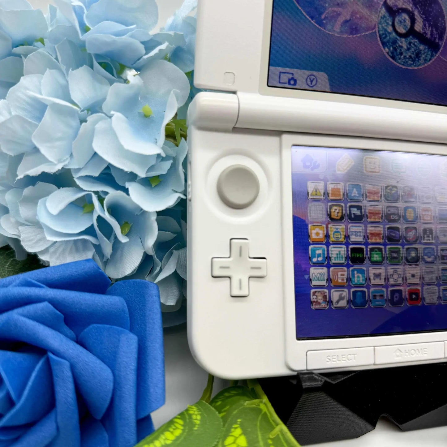 Nintendo 3DS XL white mint gemoddet - 3DSRenew