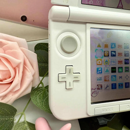 Nintendo 3DS XL white pink gemoddet - 3DSRenew