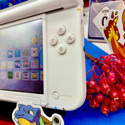 Nintendo 3DS XL weiß rot Pokemon XY gemoddet - 3DSRenew