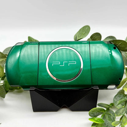 PSP 3000 in grün gemoddet - 3DSRenew