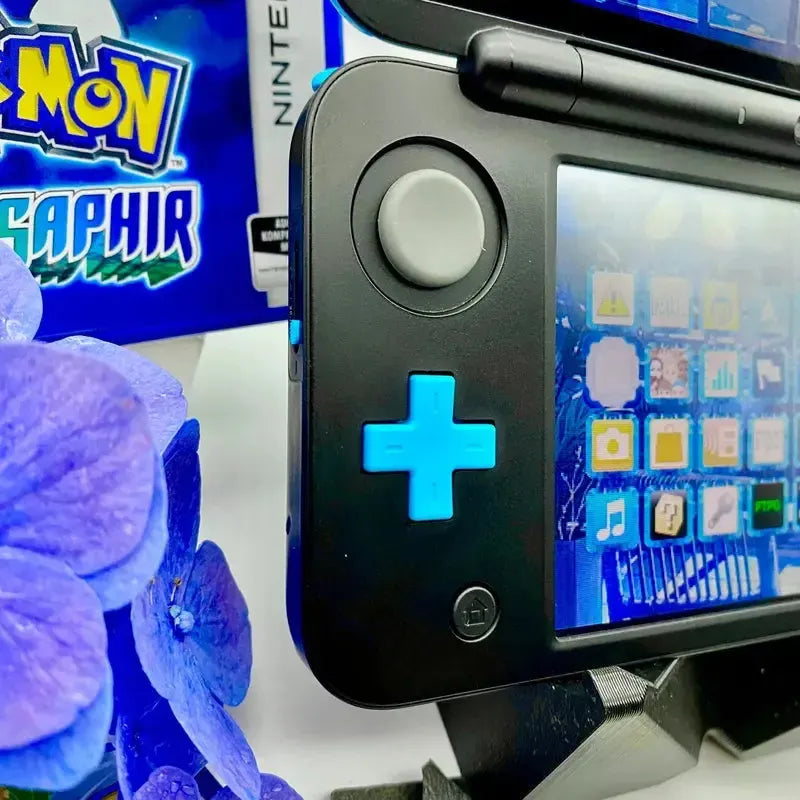 New Nintendo 2DS XL in schwarz/blau gemoddet - 3DSRenew