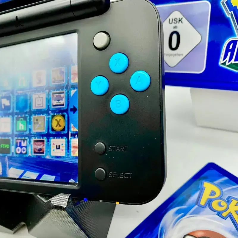 New Nintendo 2DS XL in schwarz/blau gemoddet - 3DSRenew