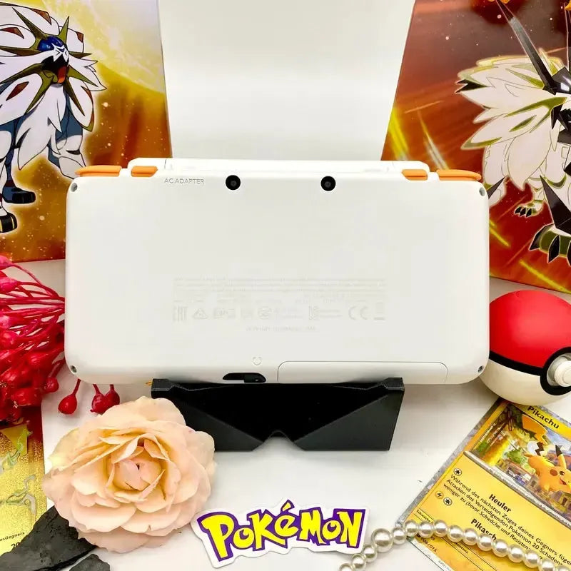 New Nintendo 2DS XL in weiß/orange gemoddet - 3DSRenew