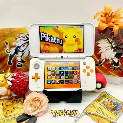 New Nintendo 2DS XL in weiß/orange gemoddet - 3DSRenew