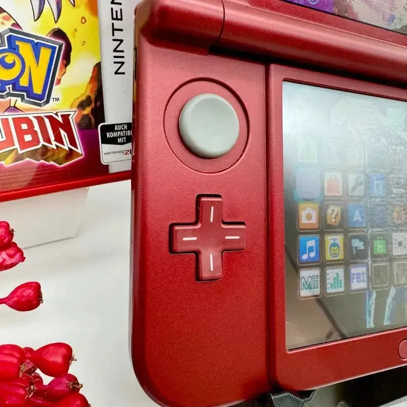 New Nintendo 3DS XL metallic rot gemoddet - 3DSRenew
