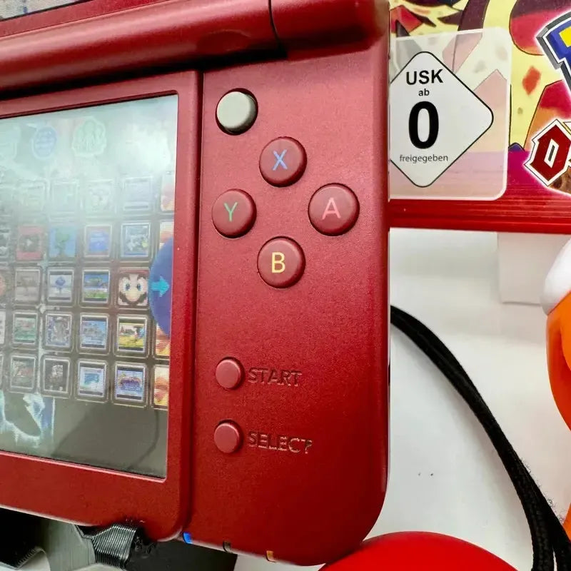 New Nintendo 3DS XL metallic rot gemoddet - 3DSRenew
