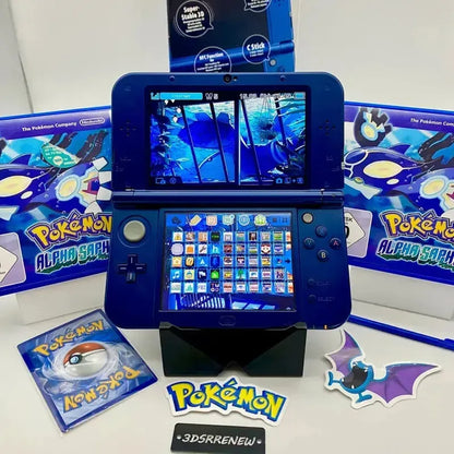 New Nintendo 3DS XL metallic blau gemoddet - 3DSRenew