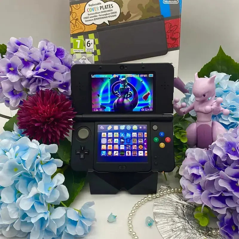New Nintendo 3DS in schwarz gemoddet - 3DSRenew