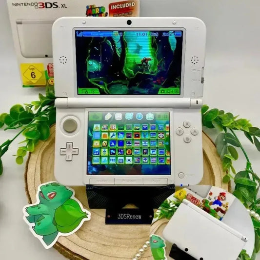 Nintendo 3DS XL in weiß gemoddet - 3DSRenew