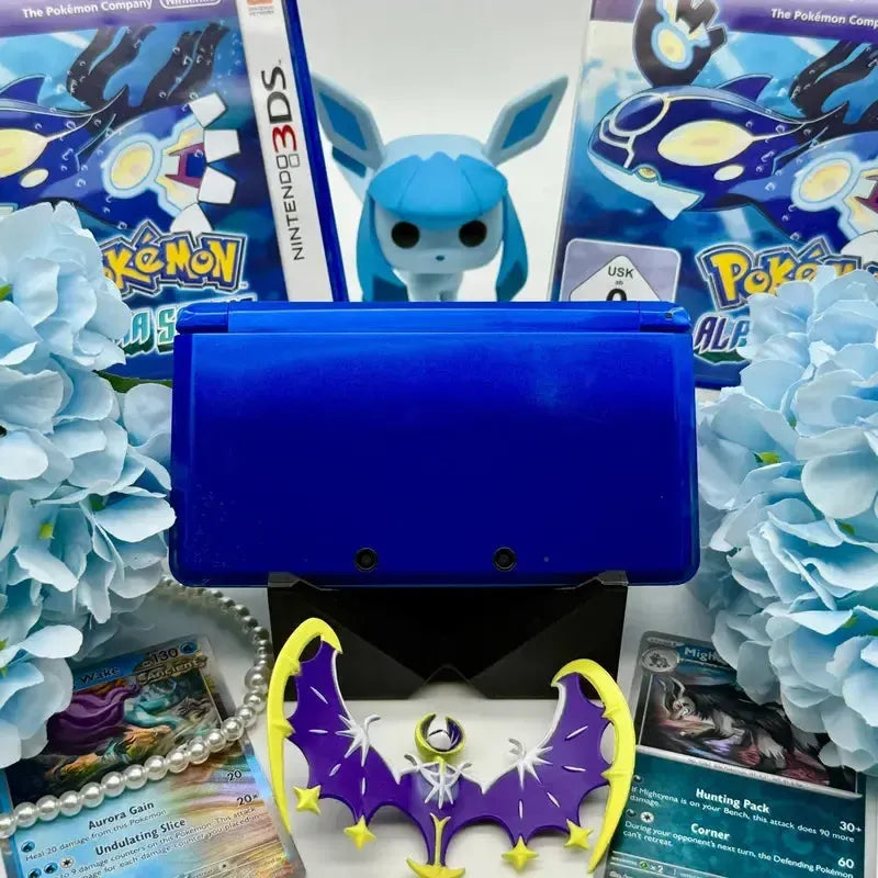 Nintendo 3DS in blau gemoddet - 3DSRenew