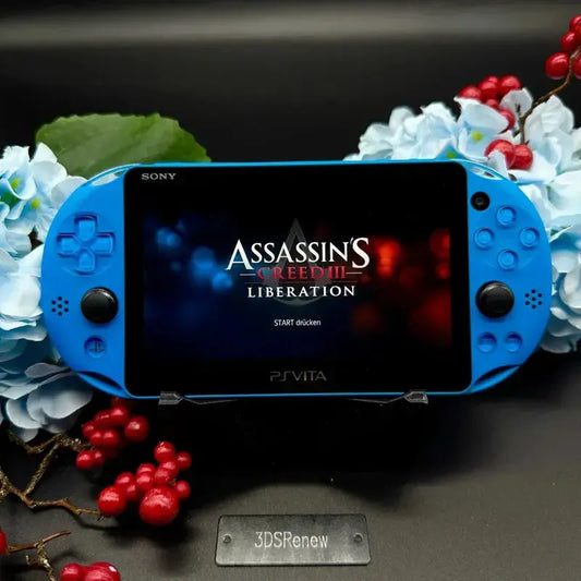 PS Vita 2000 in blau gemoddet - 3DSRenew