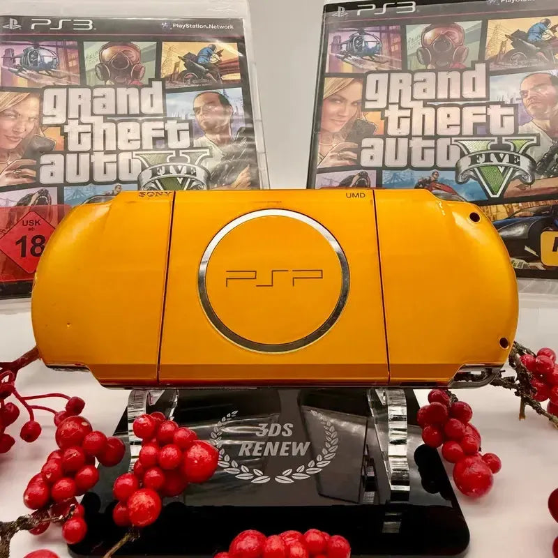 PSP 3000 in gold gemoddet - 3DSRenew