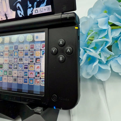 Nintendo 3DS XL schwarz blau Smash Bros