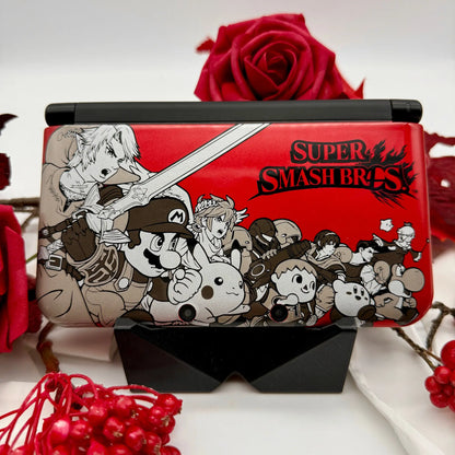 Nintendo 3DS XL schwarz rot Smash Bros